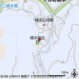 和歌山県海南市下津町橘本153周辺の地図