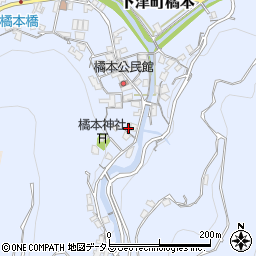 和歌山県海南市下津町橘本150周辺の地図