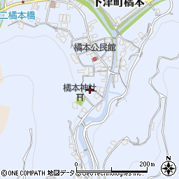 和歌山県海南市下津町橘本151周辺の地図