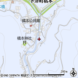 和歌山県海南市下津町橘本155周辺の地図