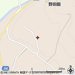 徳島県阿波市市場町日開谷野田原208周辺の地図