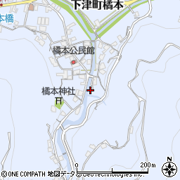 和歌山県海南市下津町橘本156周辺の地図
