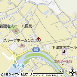 和歌山県海南市下津町方周辺の地図