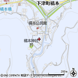 和歌山県海南市下津町橘本148周辺の地図