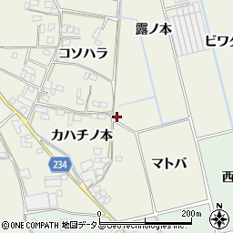 徳島県上板町（板野郡）神宅（マトバ）周辺の地図
