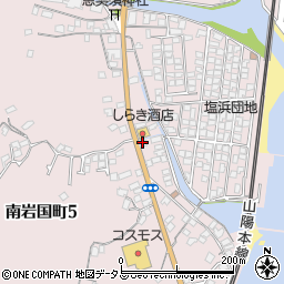 エクレール南岩国周辺の地図