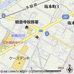 ファミリーロッジ旅籠屋・讃岐観音寺店周辺の地図