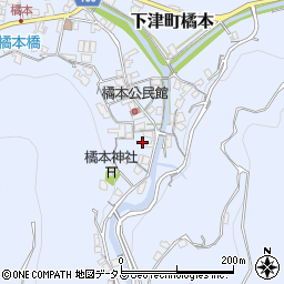 和歌山県海南市下津町橘本144周辺の地図