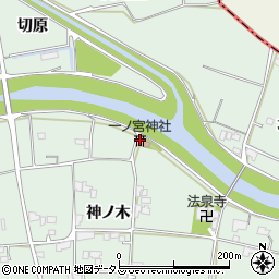 一ノ宮神社周辺の地図