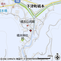 和歌山県海南市下津町橘本143周辺の地図