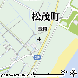 徳島県板野郡松茂町豊岡4周辺の地図