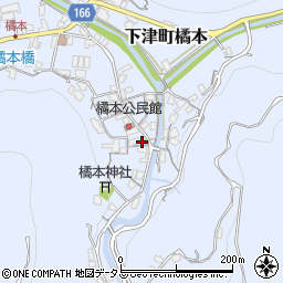和歌山県海南市下津町橘本141周辺の地図