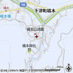 和歌山県海南市下津町橘本135周辺の地図