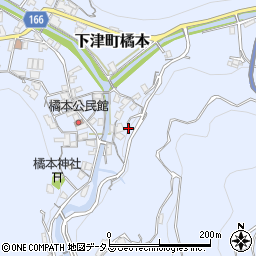和歌山県海南市下津町橘本174周辺の地図