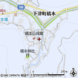 和歌山県海南市下津町橘本136周辺の地図