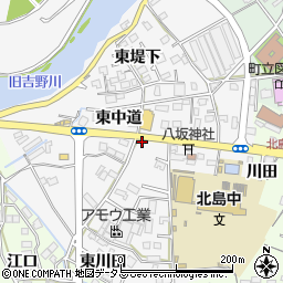 徳島県板野郡北島町高房東中道13周辺の地図