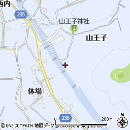 徳島県阿波市土成町高尾山王子121周辺の地図