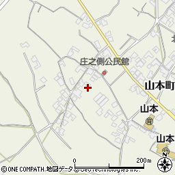 香川県三豊市山本町大野1041周辺の地図