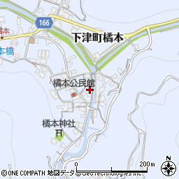 和歌山県海南市下津町橘本137周辺の地図