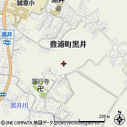 山口県下関市豊浦町大字黒井周辺の地図
