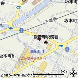 香川県観音寺市坂本町周辺の地図