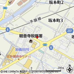 込野観音寺線周辺の地図