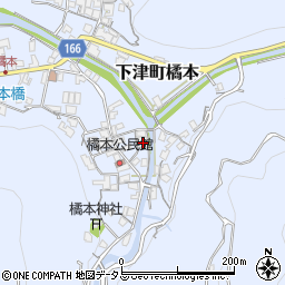 和歌山県海南市下津町橘本125周辺の地図