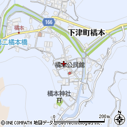 和歌山県海南市下津町橘本119周辺の地図