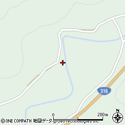 山口県美祢市東厚保町山中824周辺の地図