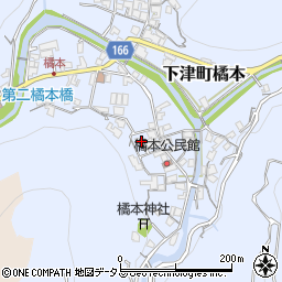 和歌山県海南市下津町橘本116周辺の地図