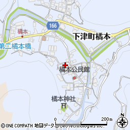 和歌山県海南市下津町橘本118周辺の地図