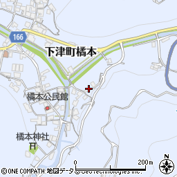 和歌山県海南市下津町橘本170周辺の地図