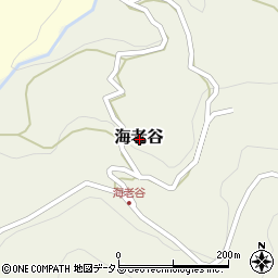和歌山県海南市海老谷周辺の地図