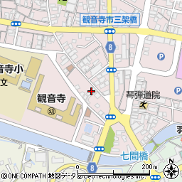香川県観音寺市観音寺町甲-2605周辺の地図