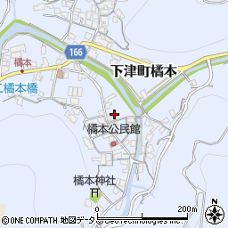 和歌山県海南市下津町橘本121周辺の地図