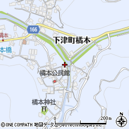 和歌山県海南市下津町橘本122-3周辺の地図