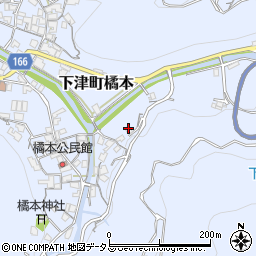 和歌山県海南市下津町橘本56周辺の地図