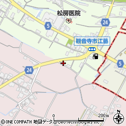 香川県観音寺市本大町1056-2周辺の地図