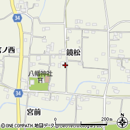徳島県板野郡板野町矢武鏡松周辺の地図