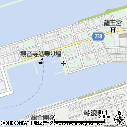 香川県観音寺市港町2丁目6周辺の地図