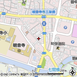 香川県観音寺市観音寺町甲-2942周辺の地図