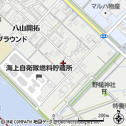 徳島県板野郡松茂町笹木野八山開拓43-5周辺の地図