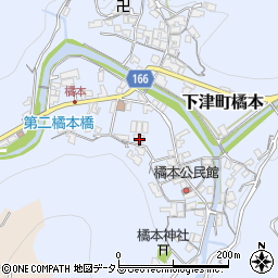 和歌山県海南市下津町橘本99周辺の地図