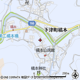 和歌山県海南市下津町橘本110周辺の地図