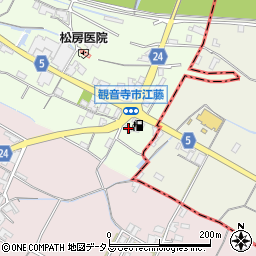 香川県観音寺市本大町1043-2周辺の地図