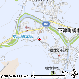 和歌山県海南市下津町橘本98周辺の地図
