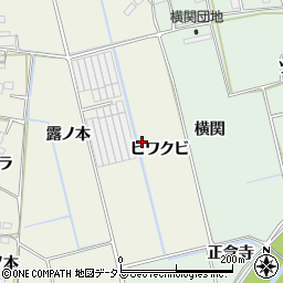 徳島県板野郡上板町神宅ビワクビ周辺の地図