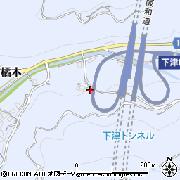 和歌山県海南市下津町橘本252周辺の地図