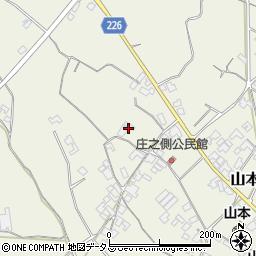 香川県三豊市山本町大野1029周辺の地図