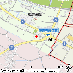 香川県観音寺市本大町1057周辺の地図